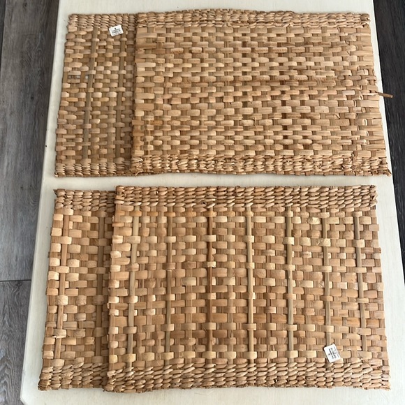 Crate&Barrel Dining Crate And Barrel Woven Placemats 4 Poshmark